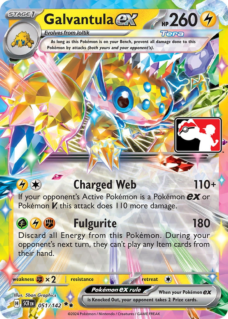 Image for Galvantula ex (Prize Pack Series Cards) (051/142) - Pokemon