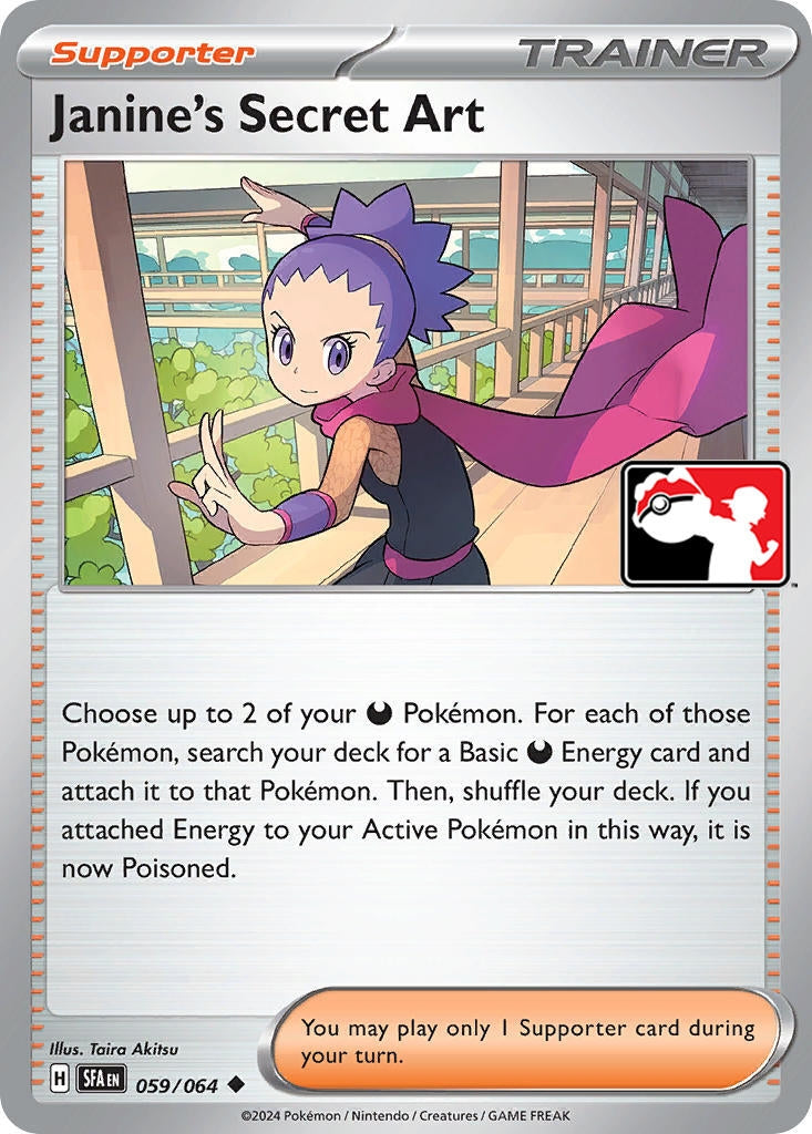 Image for Janine's Secret Art (Prize Pack Series Cards) (059/064) - Pokemon