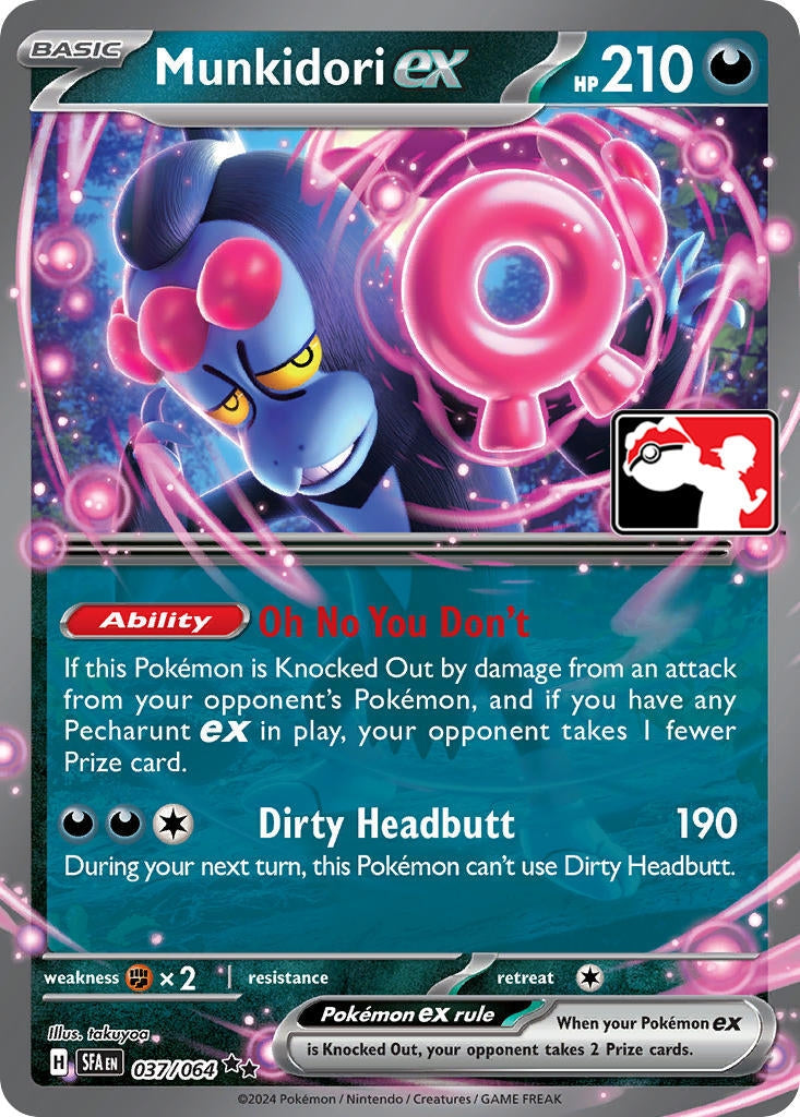 Image for Munkidori ex (Prize Pack Series Cards) (037/064) - Pokemon