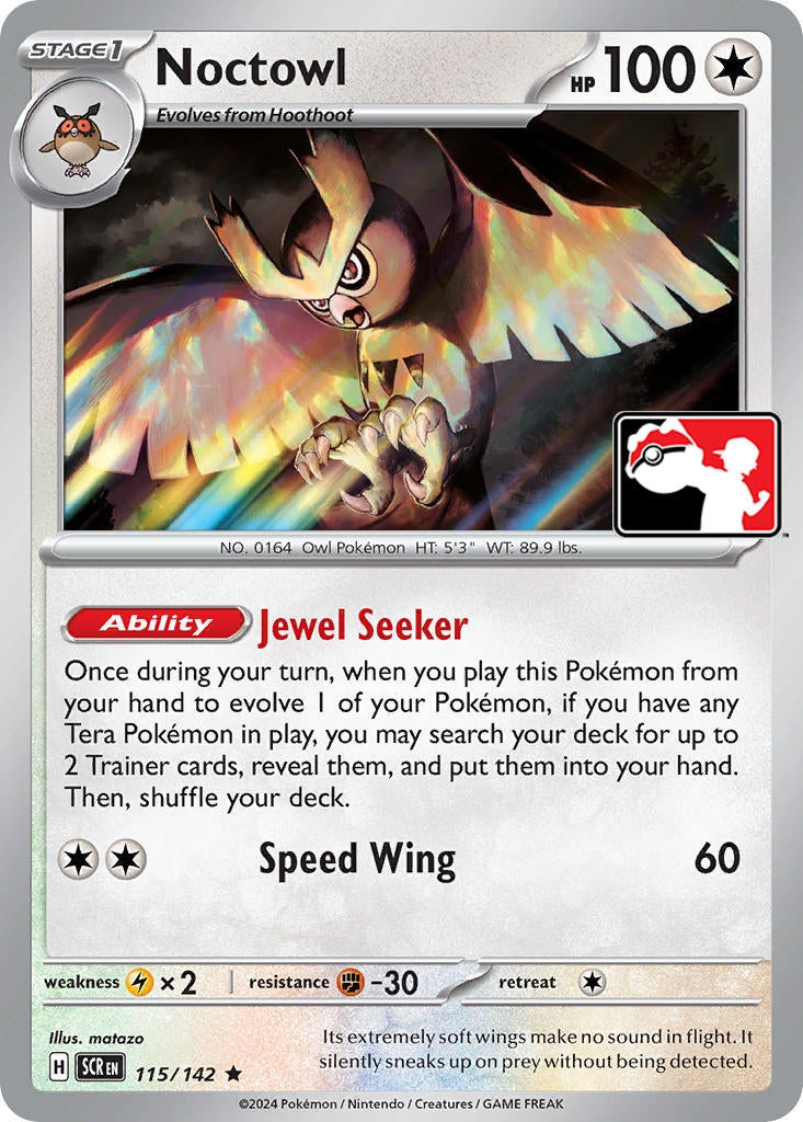 Image for Noctowl (Prize Pack Series Cards) (115/142) - Pokemon