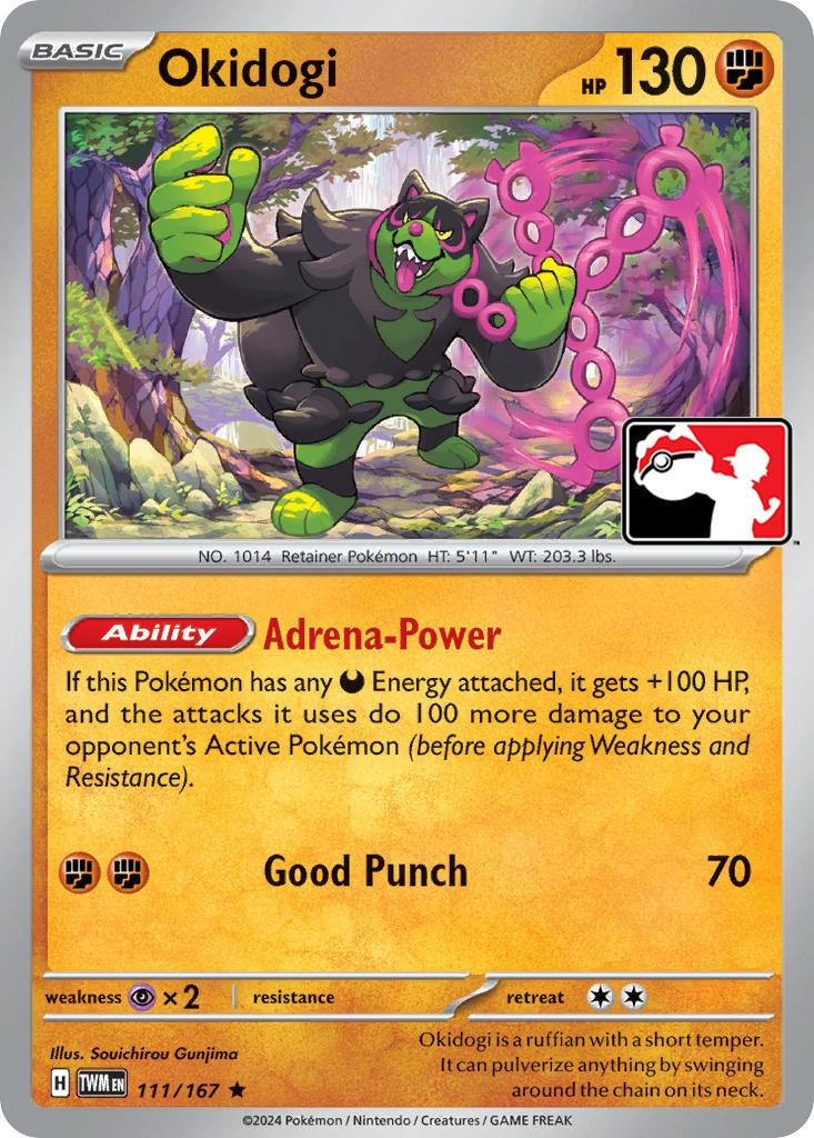 Image for Okidogi (Prize Pack Series Cards) (111/167) - Pokemon