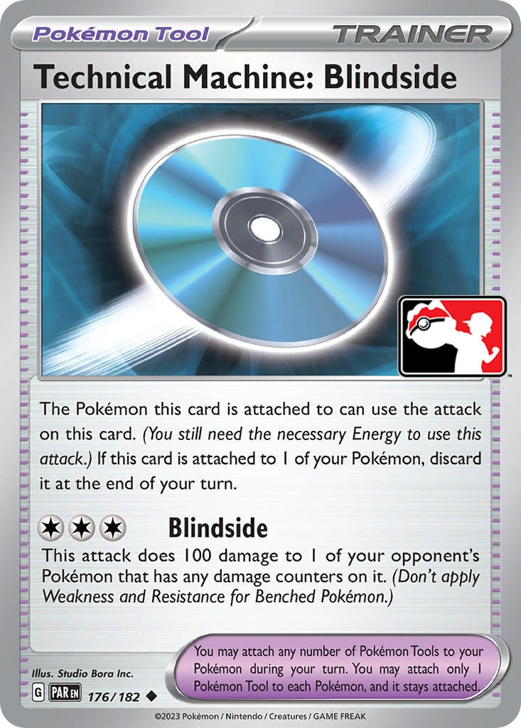 Image for Technical Machine: Blindside (Prize Pack Series Cards) (176/182) - Pokemon