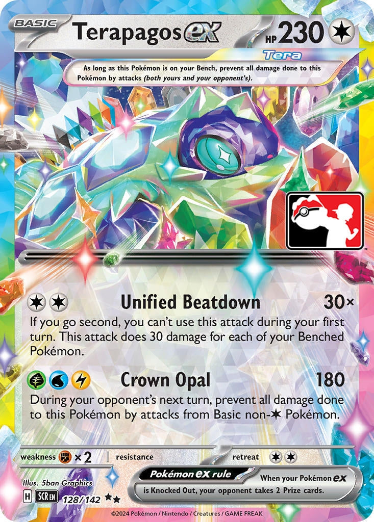 Image for Terapagos ex (Prize Pack Series Cards) (128/142) - Pokemon