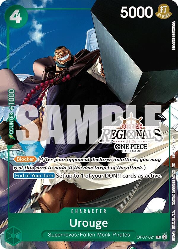 Image for Urouge (Regional Participation Pack 2025 Vol.1) (One Piece Promotion Cards) (OP07-021) - One Piece Card Game