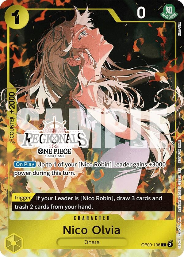 Image for Nico Olvia (Regional Participation Pack 2025 Vol.1) (One Piece Promotion Cards) (OP09-106) - One Piece Card Game