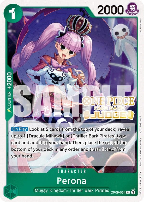 Image for Perona (Judge Pack Vol. 5) (One Piece Promotion Cards) (OP09-034) - One Piece Card Game