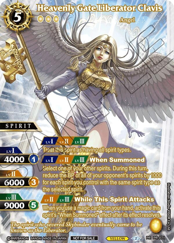 Image for Heavenly Gate Liberator Clavis (Textured) (Battle Spirits Saga Promo Cards) (PR-071) - Battle Spirits Saga