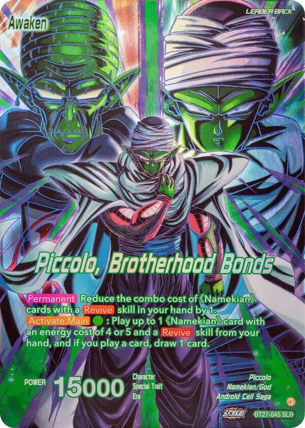 Image for Piccolo // Piccolo, Brotherhood Bonds (SLR) (History of Z) (BT27-045) - Dragon Ball Super: Masters