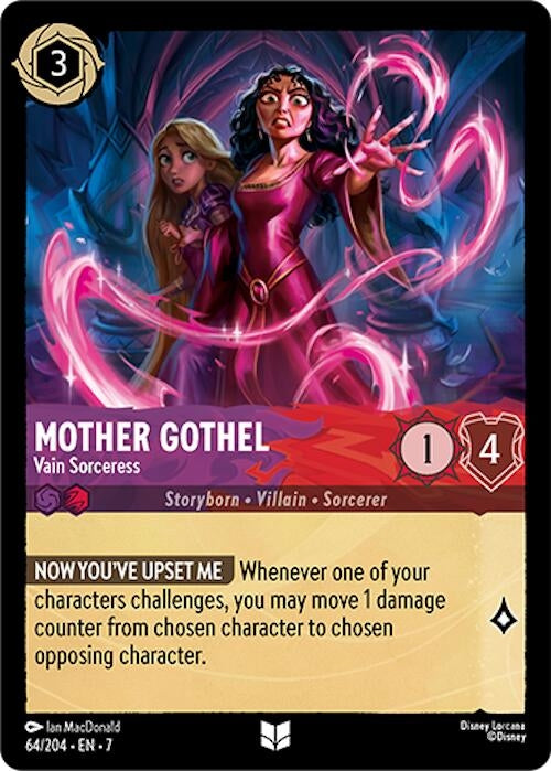 Image for Mother Gothel - Vain Sorceress (Archazia's Island) (64/204) - Disney Lorcana