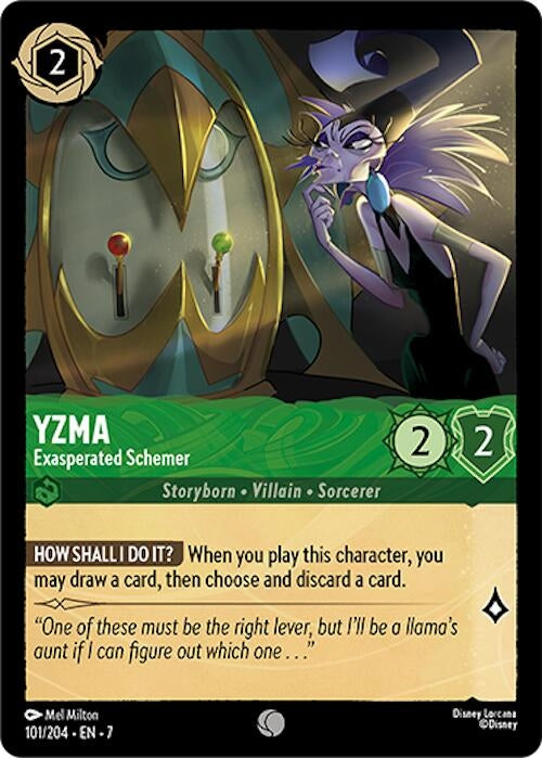 Image for Yzma - Exasperated Schemer (Archazia's Island) (101/204) - Disney Lorcana