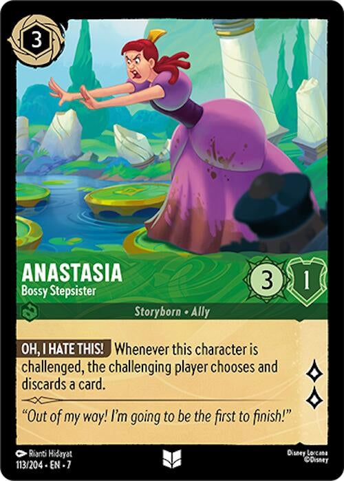 Image for Anastasia - Bossy Stepsister (Archazia's Island) (113/204) - Disney Lorcana