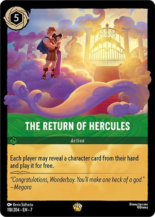 Image for The Return of Hercules (Archazia's Island) (118/204) - Disney Lorcana