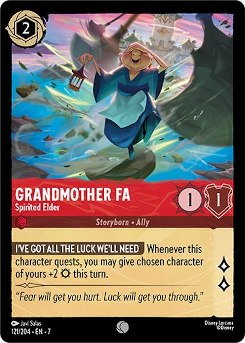 Image for Grandmother Fa - Spirited Elder (Archazia's Island) (121/204) - Disney Lorcana