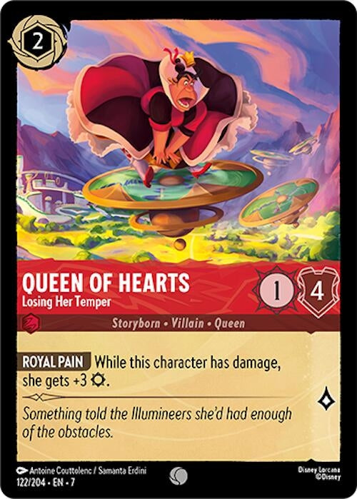 Image for Queen of Hearts - Losing Her Temper (Archazia's Island) (122/204) - Disney Lorcana
