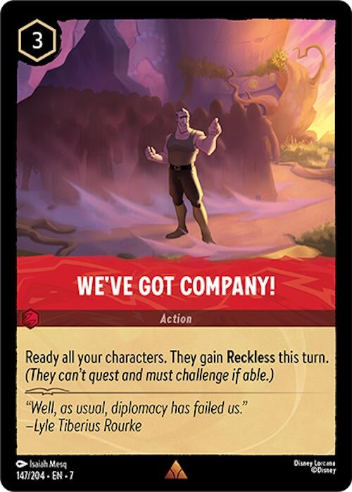Image for We've Got Company! (Archazia's Island) (147/204) - Disney Lorcana