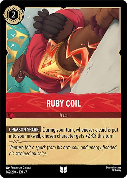 Image for Ruby Coil (Archazia's Island) (149/204) - Disney Lorcana