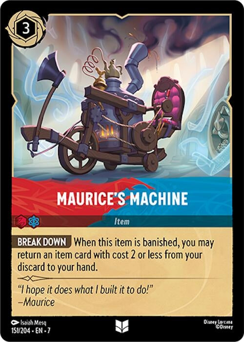 Image for Maurice's Machine (Archazia's Island) (151/204) - Disney Lorcana
