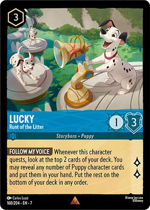 Image for Lucky - Runt of the Litter (Archazia's Island) (160/204) - Disney Lorcana