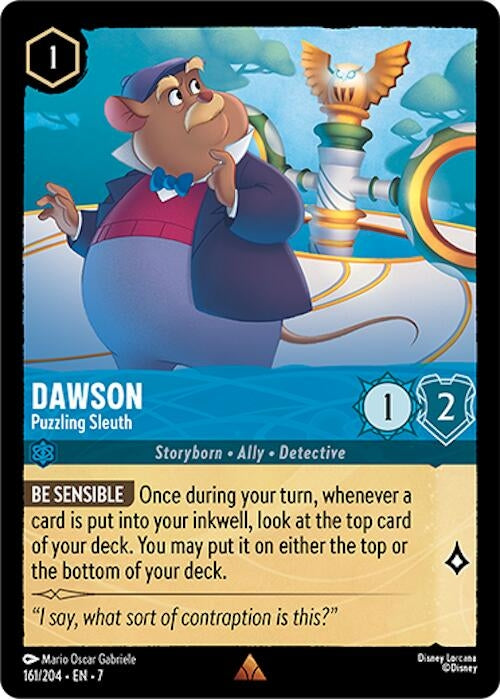 Image for Dawson - Puzzling Sleuth (Archazia's Island) (161/204) - Disney Lorcana