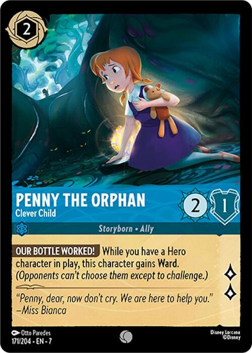 Image for Penny the Orphan - Clever Child (Archazia's Island) (171/204) - Disney Lorcana
