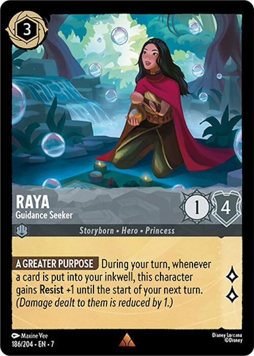 Image for Raya - Guidance Seeker (Archazia's Island) (186/204) - Disney Lorcana