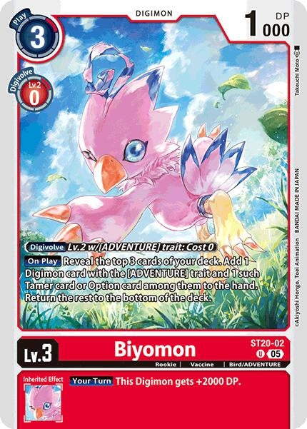 Image for Biyomon (ST-20) (ST20-02 U) - Digimon Card Game