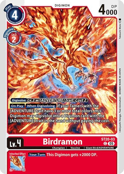 Image for Birdramon (ST-20) (ST20-03 C) - Digimon Card Game