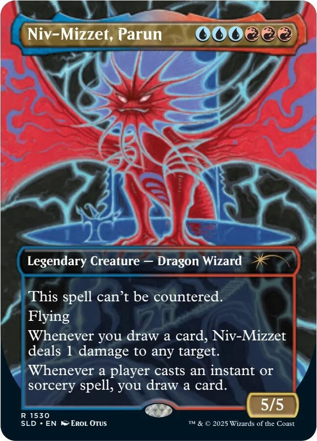 Image for Niv-Mizzet, Parun (Rainbow Foil) (Secret Lair Drop Series) (1530) - Magic: The Gathering