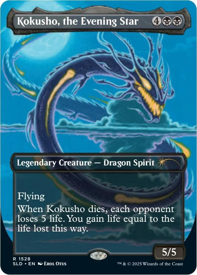 Image for Kokusho, the Evening Star (Rainbow Foil) (Secret Lair Drop Series) (1528) - Magic: The Gathering