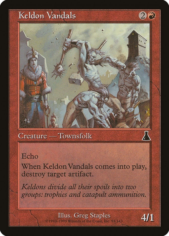 Image for Keldon Vandals (Urza's Destiny) (91) - Magic: The Gathering