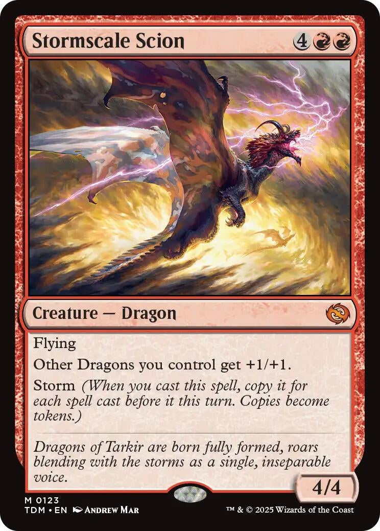 Image for Stormscale Scion (Tarkir: Dragonstorm) (123) - Magic: The Gathering