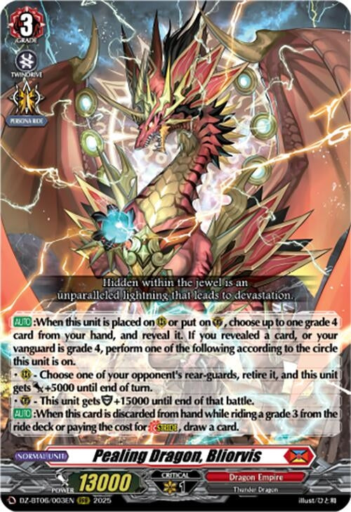 Image for Pealing Dragon, Bliorvis (DZ-BT06: Generation Dragenesis) (DZ-BT06/003EN) - Cardfight Vanguard