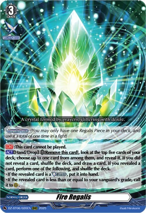 Image for Fire Regalis (DZ-BT06: Generation Dragenesis) (DZ-BT06/020EN) - Cardfight Vanguard