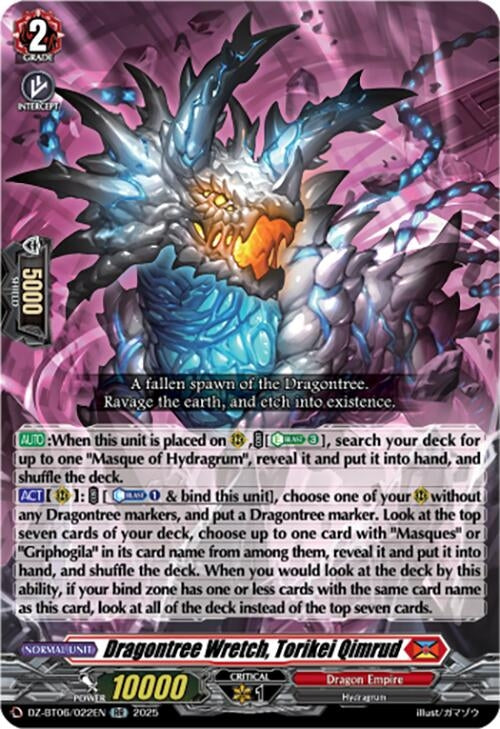 Image for Dragontree Wretch, Torikei Qimrud (DZ-BT06: Generation Dragenesis) (DZ-BT06/022EN) - Cardfight Vanguard