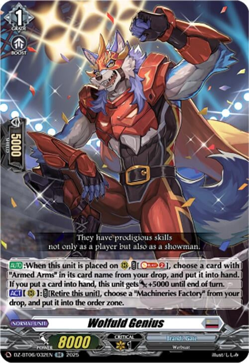 Image for Wolfuld Genius (DZ-BT06: Generation Dragenesis) (DZ-BT06/032EN) - Cardfight Vanguard