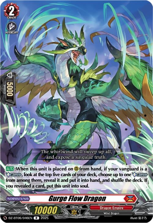 Image for Gurge Flow Dragon (DZ-BT06: Generation Dragenesis) (DZ-BT06/046EN) - Cardfight Vanguard