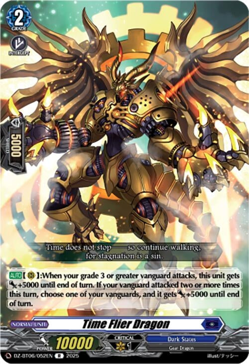 Image for Time Flier Dragon (DZ-BT06: Generation Dragenesis) (DZ-BT06/052EN) - Cardfight Vanguard