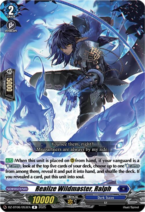 Image for Realize Wildmaster, Ralph (DZ-BT06: Generation Dragenesis) (DZ-BT06/053EN) - Cardfight Vanguard