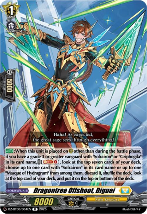 Image for Dragontree Offshoot, Diguei (DZ-BT06: Generation Dragenesis) (DZ-BT06/064EN) - Cardfight Vanguard