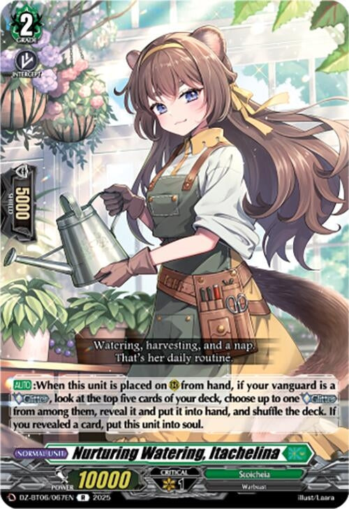 Image for Nurturing Watering, Itachelina (DZ-BT06: Generation Dragenesis) (DZ-BT06/067EN) - Cardfight Vanguard