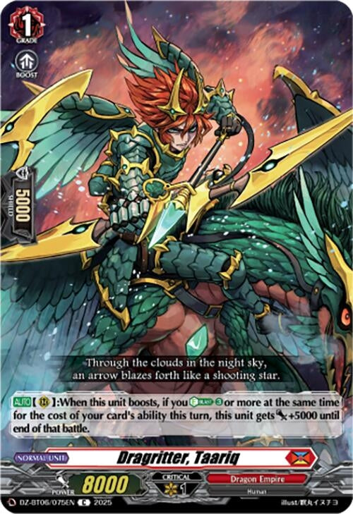 Image for Dragritter, Taariq (DZ-BT06: Generation Dragenesis) (DZ-BT06/075EN) - Cardfight Vanguard