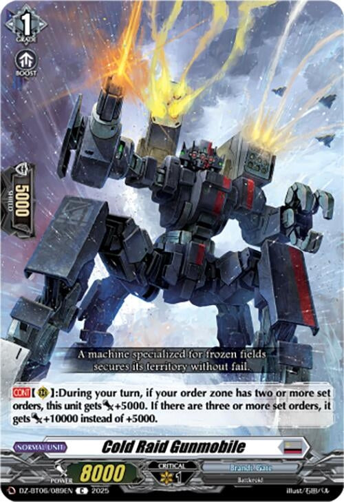 Image for Cold Raid Gunmobile (DZ-BT06: Generation Dragenesis) (DZ-BT06/089EN) - Cardfight Vanguard