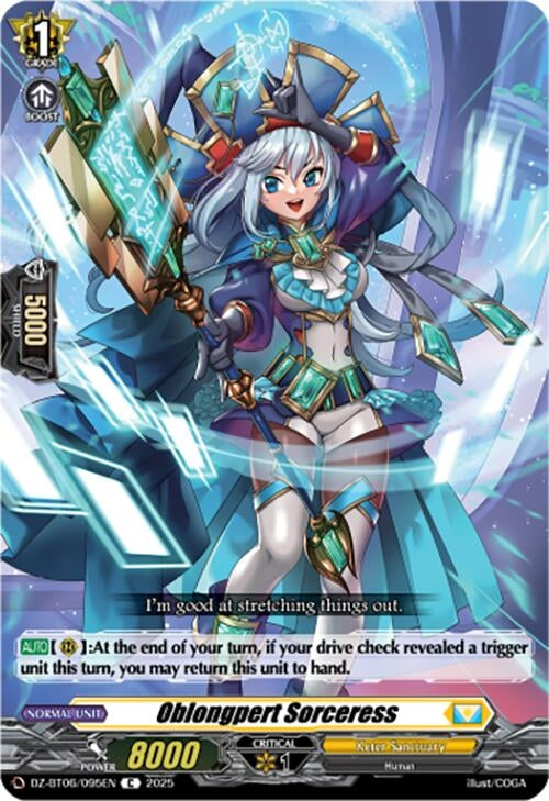 Image for Oblongpert Sorceress (DZ-BT06: Generation Dragenesis) (DZ-BT06/095EN) - Cardfight Vanguard