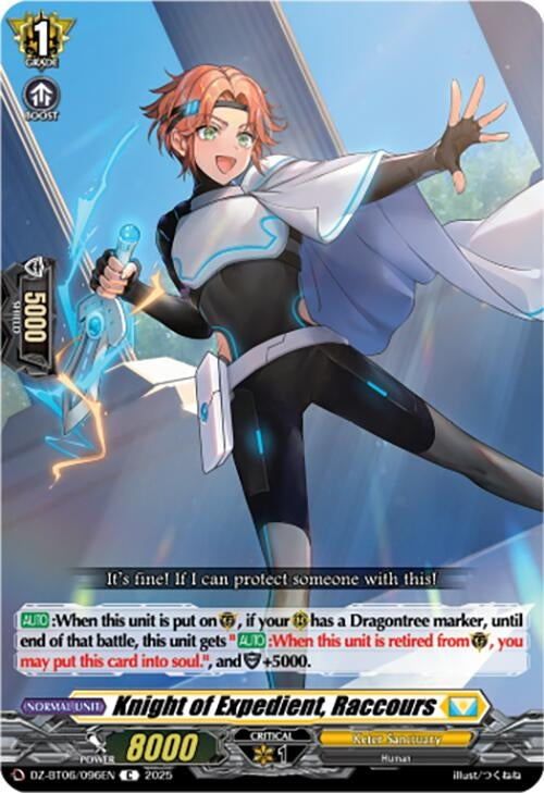 Image for Knight of Expedient, Raccours (DZ-BT06: Generation Dragenesis) (DZ-BT06/096EN) - Cardfight Vanguard