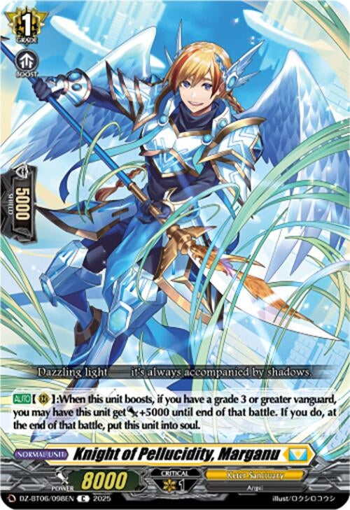 Image for Knight of Pellucidity, Marganu (DZ-BT06: Generation Dragenesis) (DZ-BT06/098EN) - Cardfight Vanguard