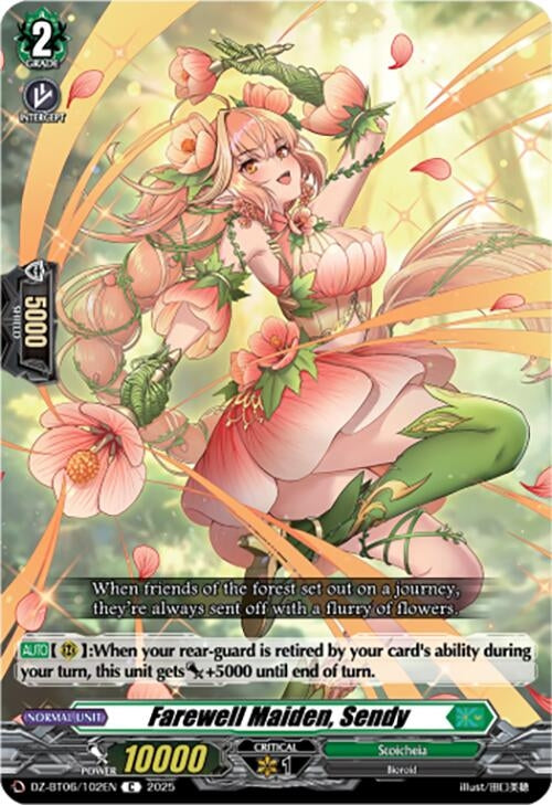 Image for Farewell Maiden, Sendy (DZ-BT06: Generation Dragenesis) (DZ-BT06/102EN) - Cardfight Vanguard