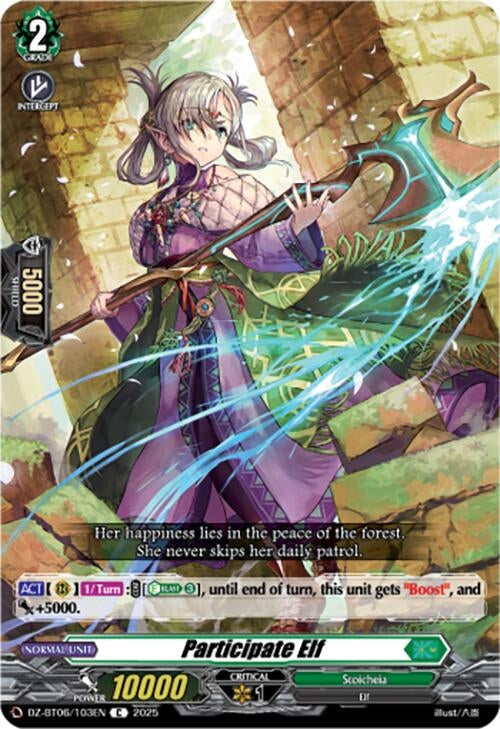 Image for Participate Elf (DZ-BT06: Generation Dragenesis) (DZ-BT06/103EN) - Cardfight Vanguard