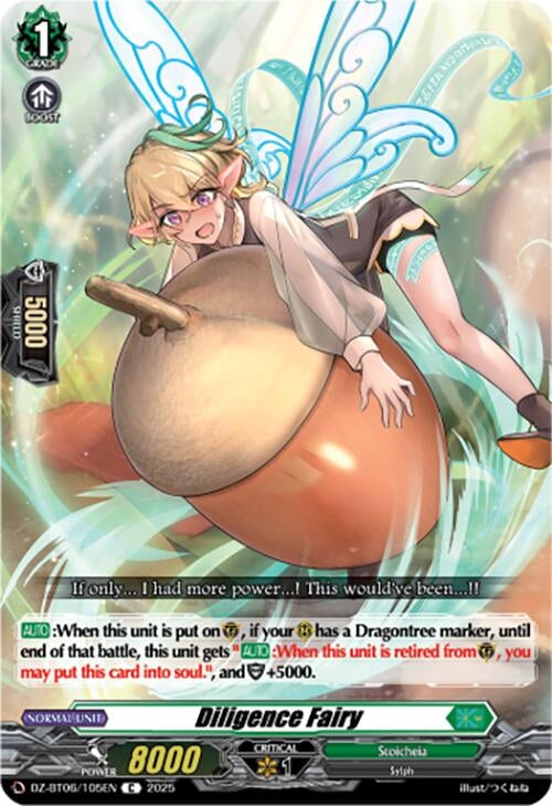 Image for Diligence Fairy (DZ-BT06: Generation Dragenesis) (DZ-BT06/105EN) - Cardfight Vanguard