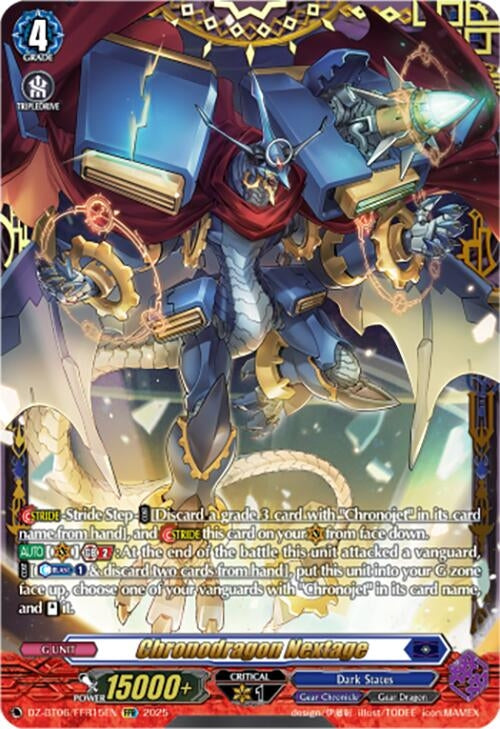 Image for Chronodragon Nextage (FFR) (DZ-BT06: Generation Dragenesis) (DZ-BT06/FFR15EN) - Cardfight Vanguard