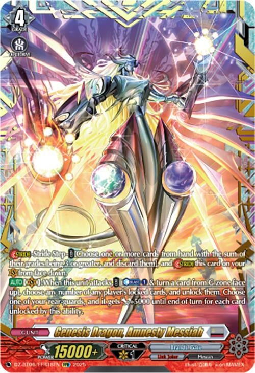 Image for Genesis Dragon, Amnesty Messiah (FFR) (DZ-BT06: Generation Dragenesis) (DZ-BT06/FFR18EN) - Cardfight Vanguard